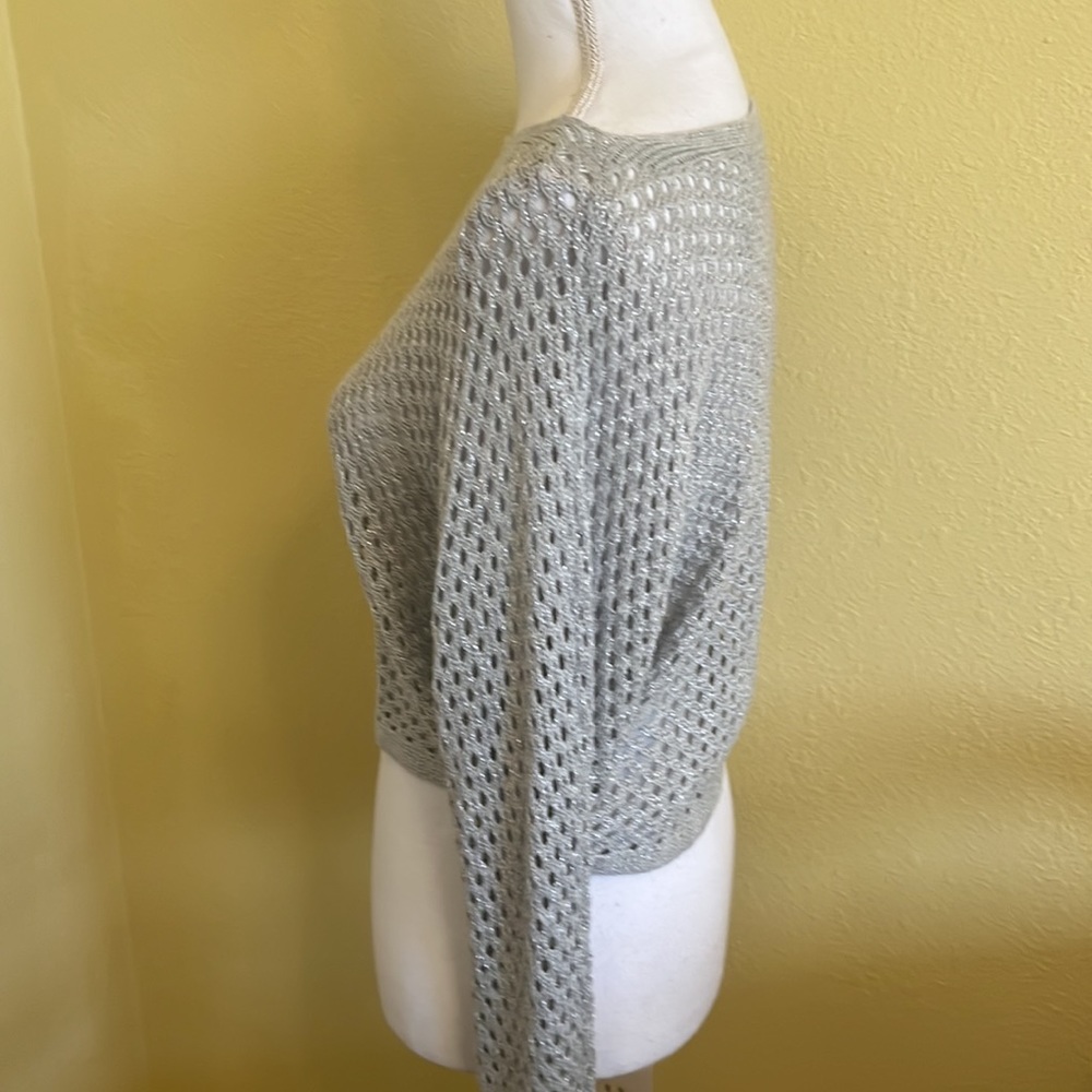 Express Extra Small Light, Gray, Silver Shimmer, … - image 3